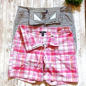 Lot of 2 women's casual shorts size 14 Jag brand and Style & Co. brand